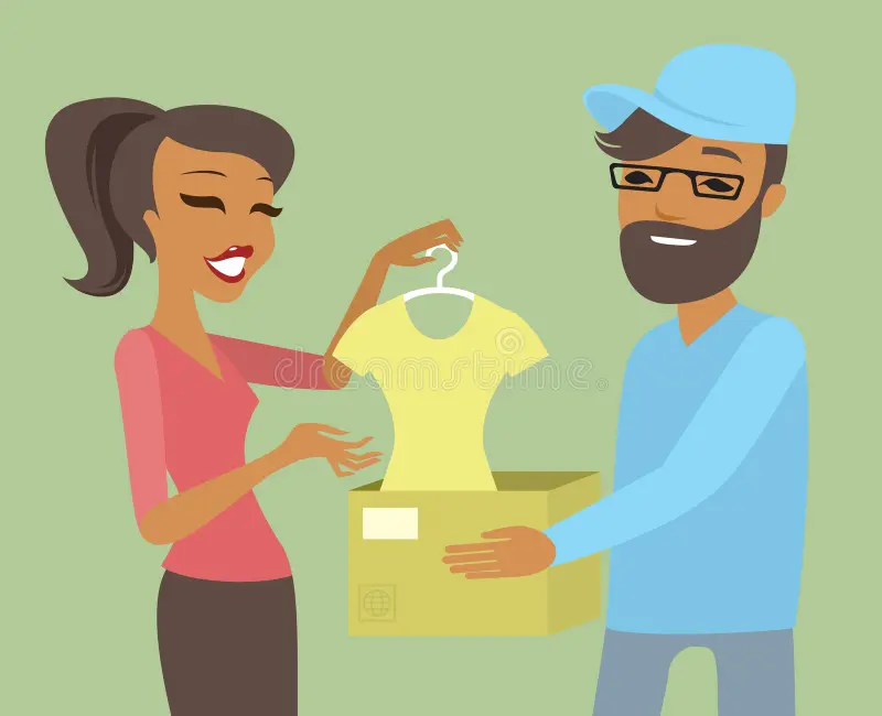 Elegant Ozyde dress packaging and delivery